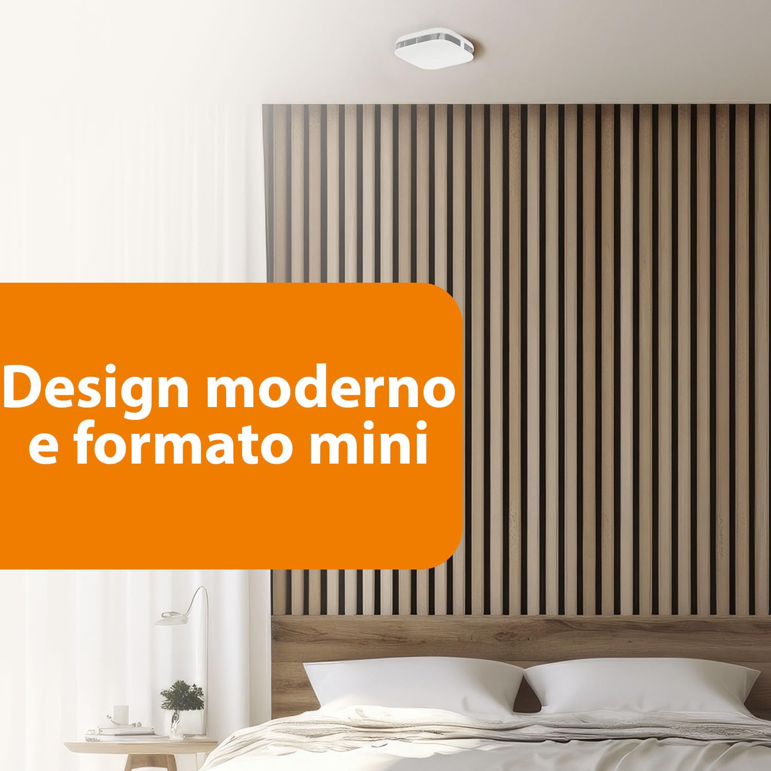 Confezione da 2 rivelatori di fumo interconnettibili Smartwares - Accoppiamento fino a 24 rivelatori - Batteria da 5 anni - Indicatore luminoso - Pulsante di test e silenzio - FSM-11652
