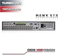Vista 2 de 32CH HD TVI 4MP DVR - Grabadora de video digital de vigilancia 32CH HD-TVI/CVI/AHD H265 Full HD HDMI/VGA/BNC Salida de video analógica y cámara IP