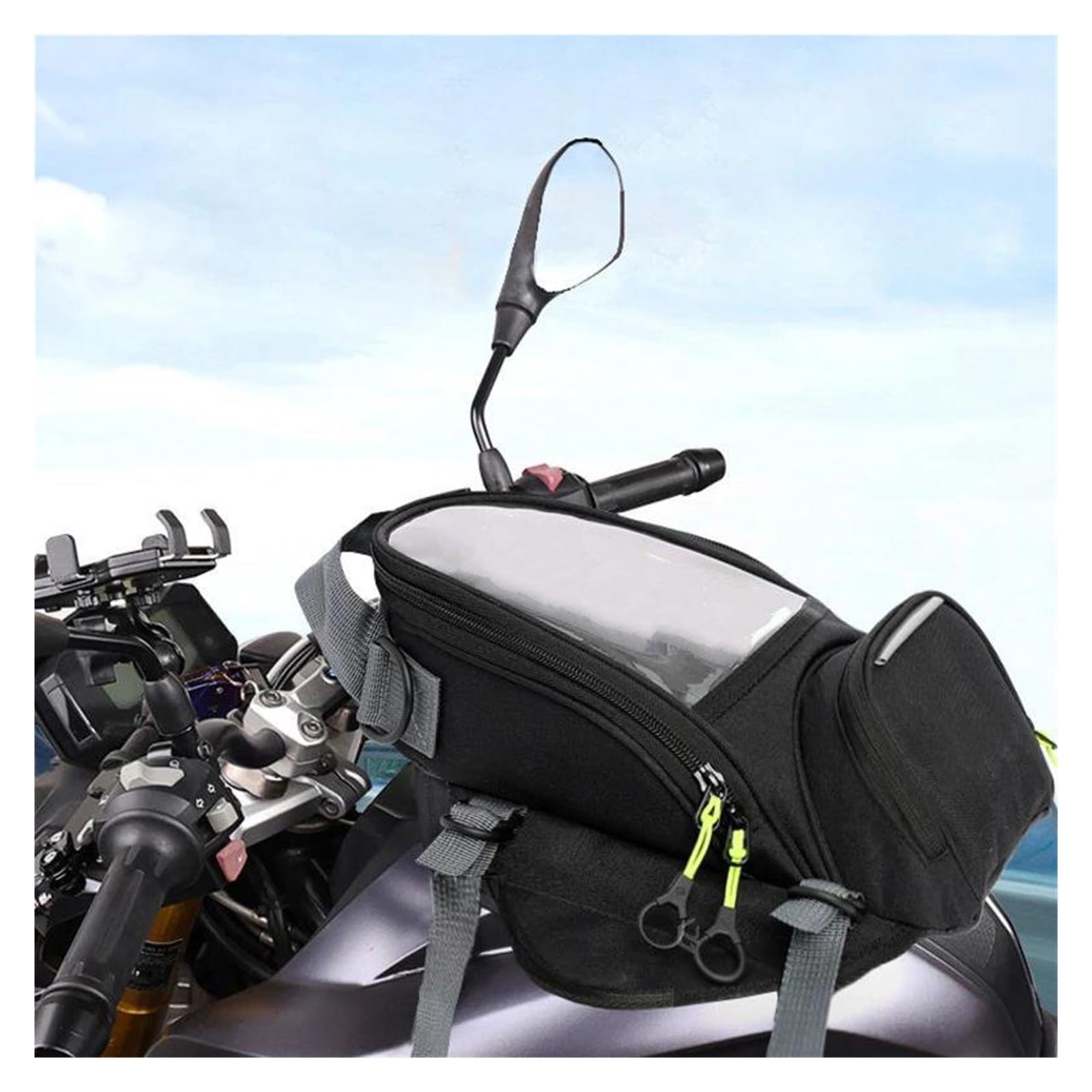 Bolsa Sobredepósito Moto para BM&W F900GS F 900 GS Bolsa De Depósito Impermeable Multifuncional Motocicleta(D)