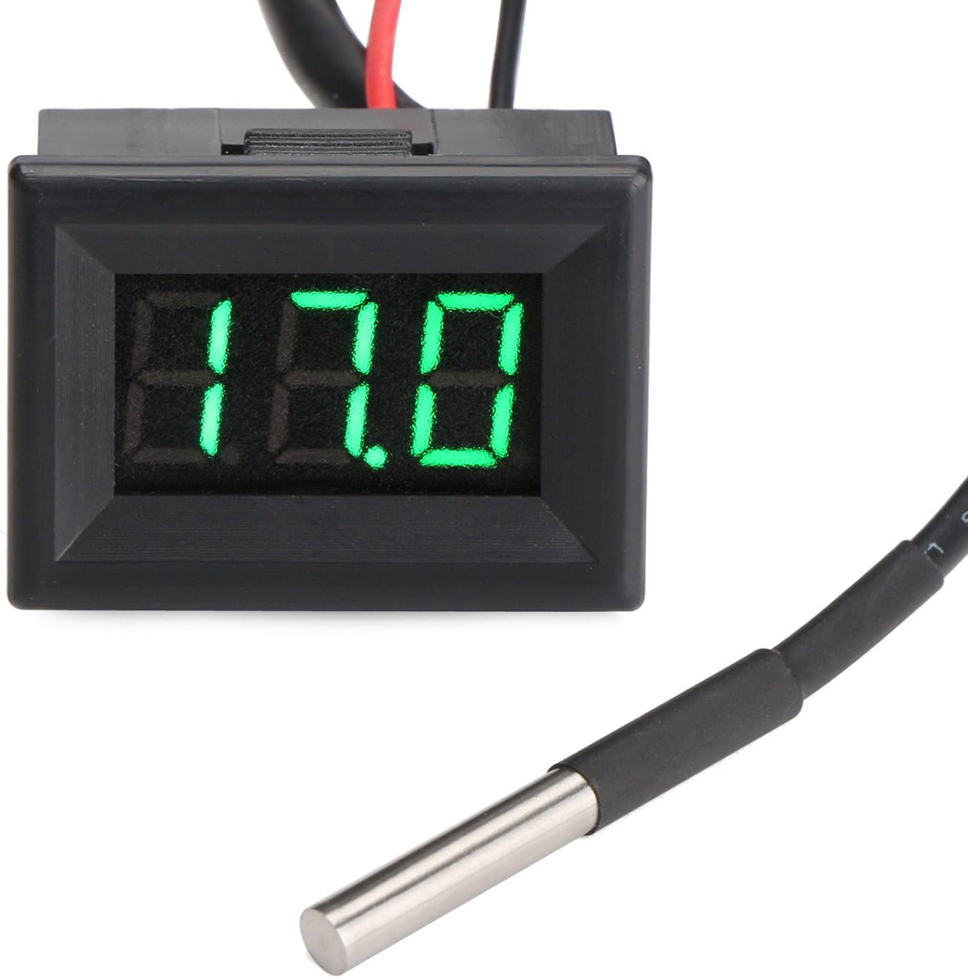 Digital Temperature Display Panel, DROK -55-125℃ Thermometer Pool ...