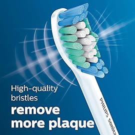 Philips Sonicare Genuine Simply Clean Replacement Toothbrush Heads, 2 Brush Heads, White, HX6012/04