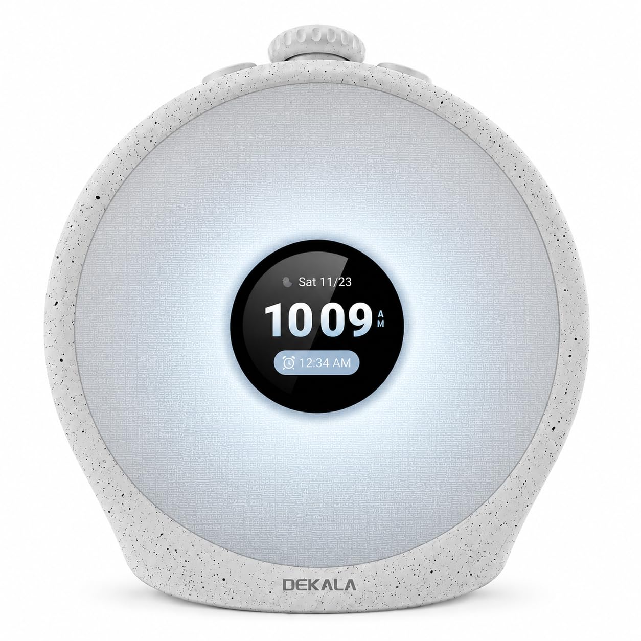 Photo 1 of Dekala Sunrise Alarm Clock for Heavy Sleepers with Pulse Wake, Sunset Sound Machine with Breathing Ambient Light, Loud Alarm for Bedrooms, Wake Up Light, Digital Color Display & 7 Themes, No App