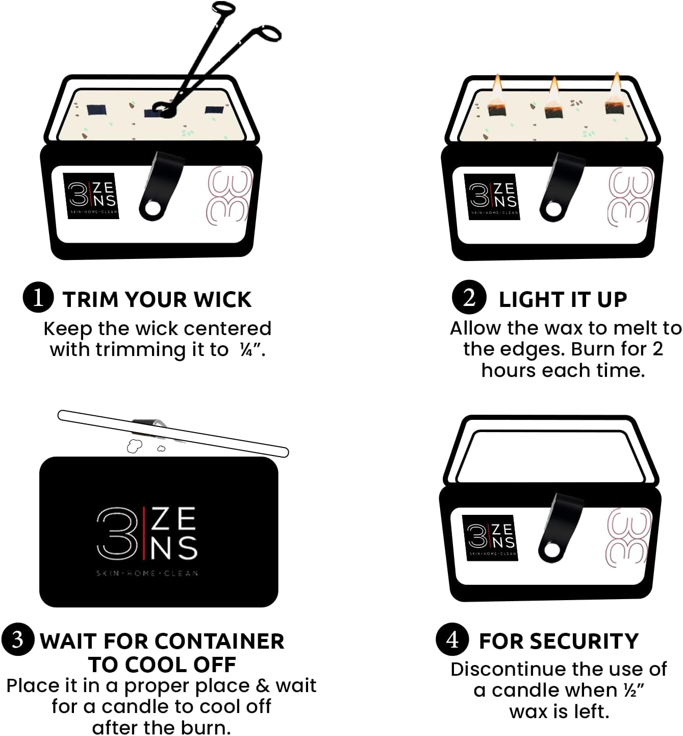 Energy Candle for Women & Men — Scented Soy Candle w/225+ Hour Burn Time — Fragrant Relaxing Aromatherapy Candles for Holiday Gifts & Cozy Nights — Soy Wax Candle for Home Scented, 45 Oz