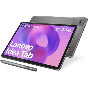 Lenovo Idea Tab Tablet, 11" 2.5K 16:10 LCD Display, MediaTek Dimensity 6300, 8GB RAM, 128GB Speicher, Android 15, Luna Grey, 