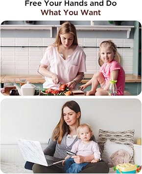 Haokoo Electric Wearable Breast Pump, Strong Suction Hands Free, Quiet Cordless Portable Pump for Work, Travel & Night Use, 3 Modes 12 Levels, Comfortable Fit, BPA Free