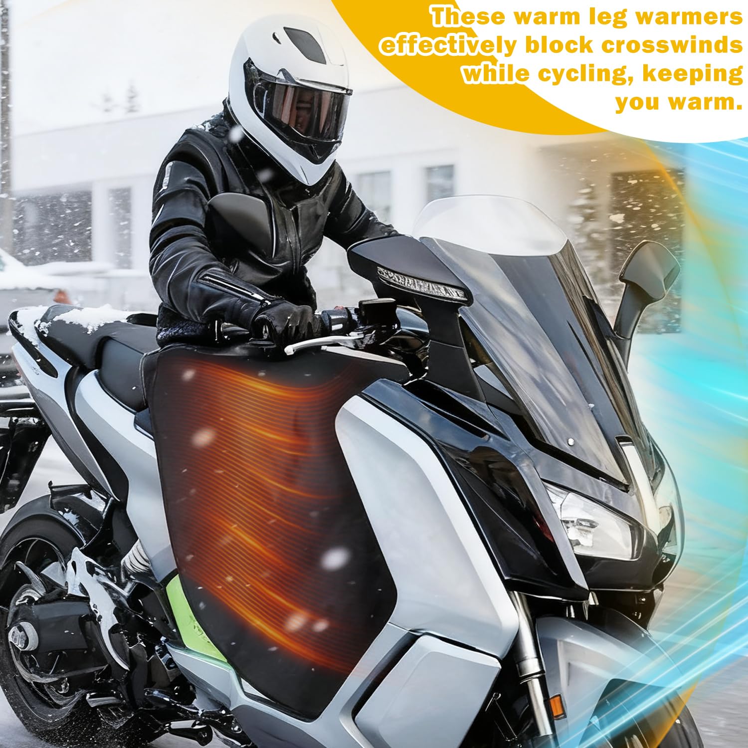 Coprigambe Scooter, Coperta Coprigambe per Moto, Copertura della gamba del Scooter, Coprigambe Scooter Impermeabile e Antivento, Coprigambe Scooter Caldo Universale, per Scooter Auto Elettriche Moto