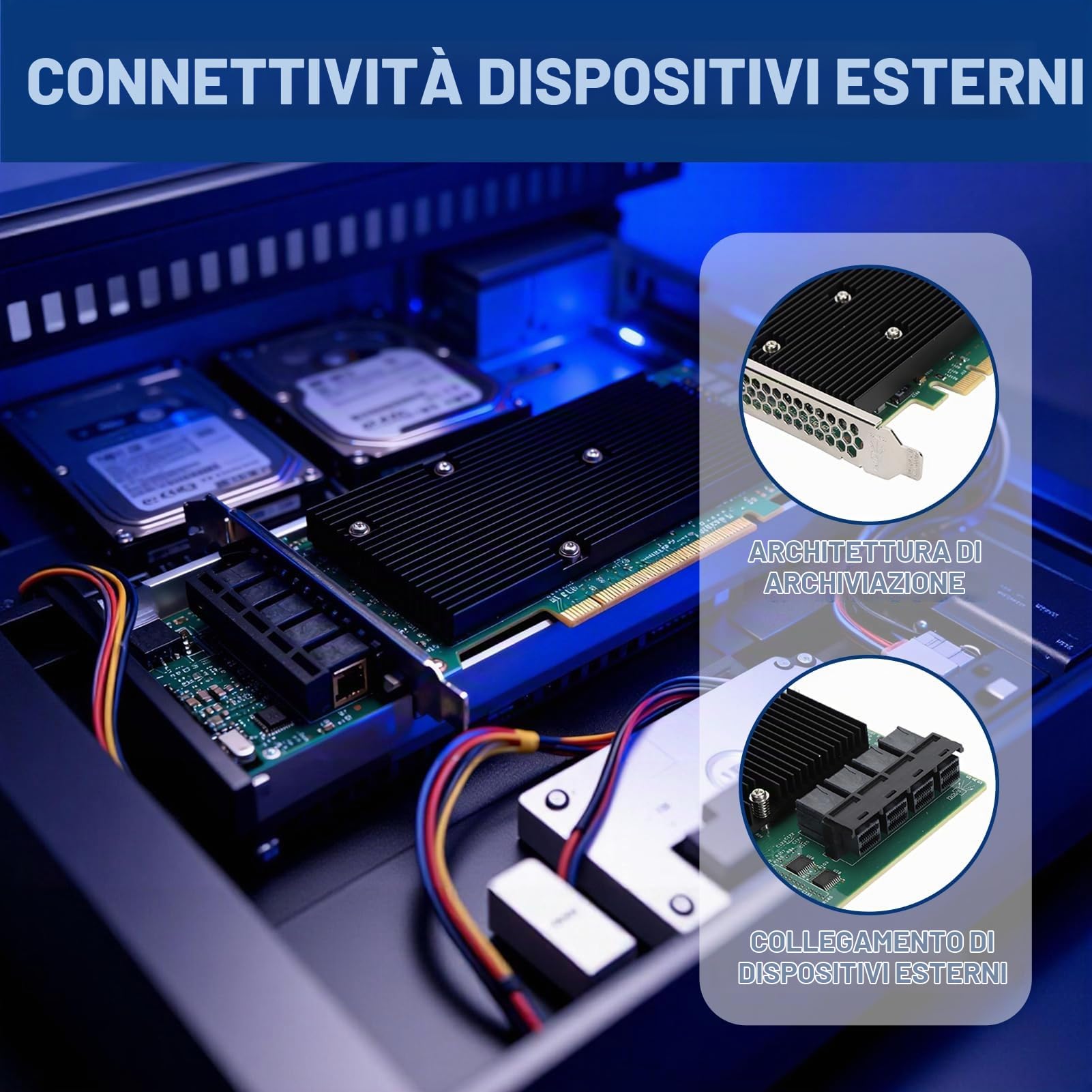 Scheda HBA, Controller Di Porta SATA LSI SAS 9300 16I, Modello IT, 12 Gbps Ad Alta Velocità PCIe 3.0, Tipo Di Bus PCIe 8X, Il Dispositivo Supporta 1024 Dispositivi SAS Non RAID, SATA