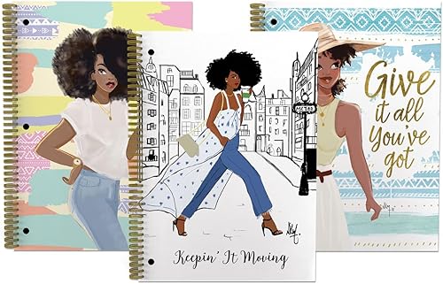 Miniatura 9 de African American Expressions Juego de cuadernos – Paquete de 3 diarios a juego – 1 materia, cuadernos de una sola sección – Pequeño 7 x 4.25