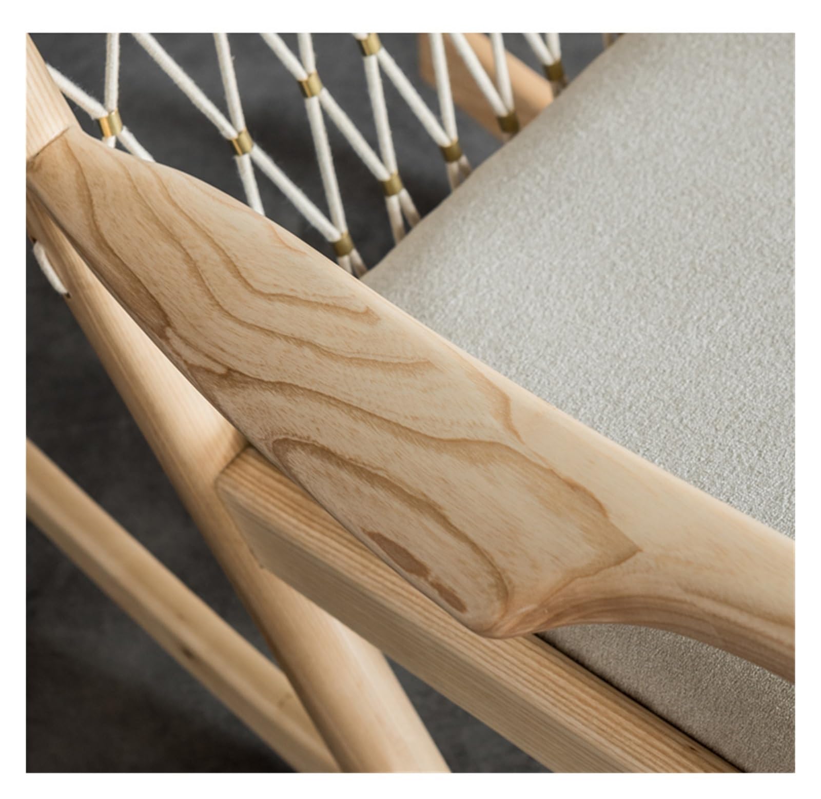 Sedia in vimini e rattan, Sedia a dondolo in legno - Nap Chaise Lounge e poltrona for divano singolo - Sedia in rattan - Sedia for il tempo libero for soggiorno o esterno , Mobili da giardino e patio(