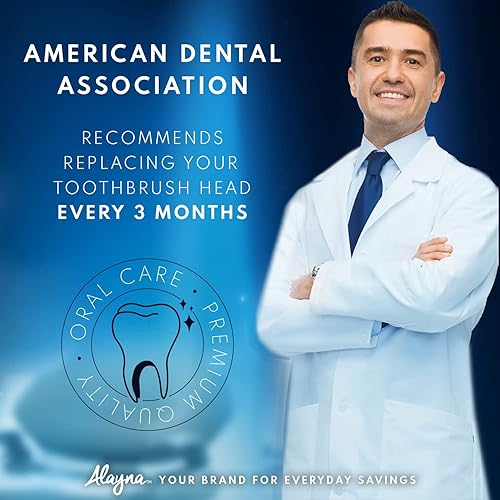 Miniatura 6 de Cabezales de cepillo de repuesto de color blanco profesional con blanqueamiento 3D compatible con cepillo de dientes eléctrico Oralb Braun 12 Pro