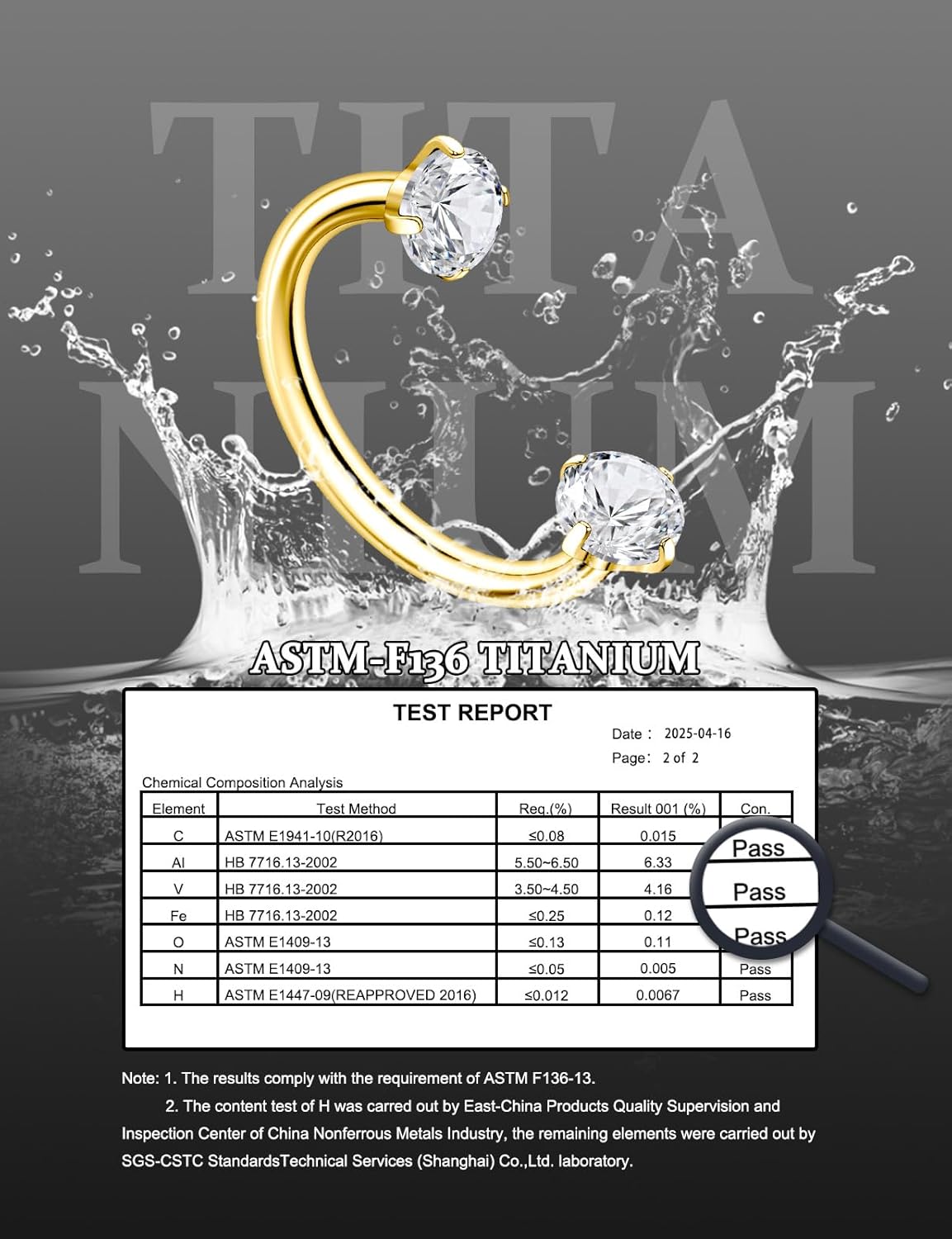 20G 18G 16G 14G Horseshoe Septum Nose Ring Piercing Jewelry F136 Titanium Internal Thread Circular Barbell Daith Rook Earring Smiley Snake Bite Lip Ring Piercing Jewelry for Women Silver Gold - Image 3