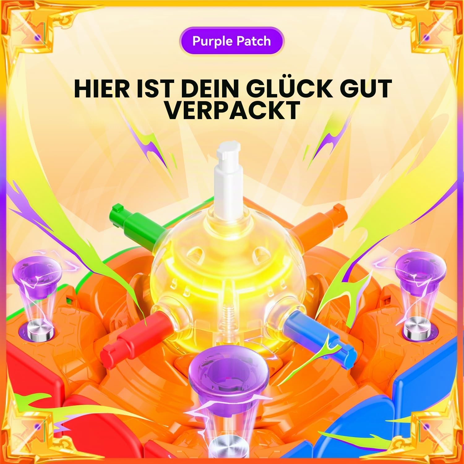 GAN i Carry 4 Zauberwürfel 3x3, Original Smart Speedcube,Neujahrskollektion | App Online-Wettbewerb, Speed Cube Bluetooth für Kinder, Anfänger und Erwachsene, Austauschbaren Batterien, Frosted Version