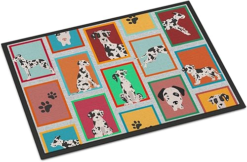 Vista 565 de Caroline's Treasures MLM1087MAT - Felpudo de perro de montaña bernés de 18 x 27 pulgadas, para interiores y exteriores, para entrada, Bernese