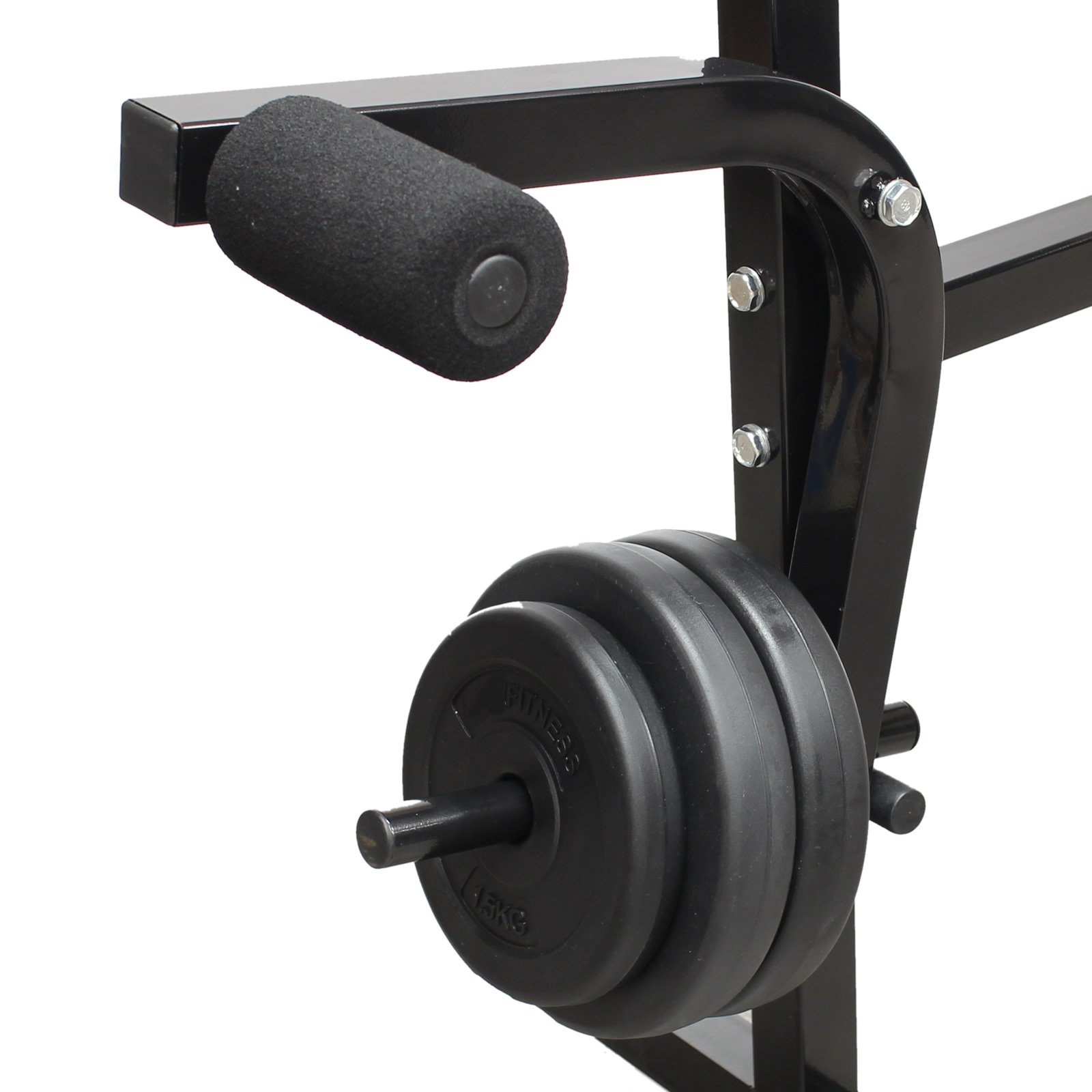 DTX Adjustable Weight Bench With Barbell Rack Leg Extension & Arm Preacher Curl