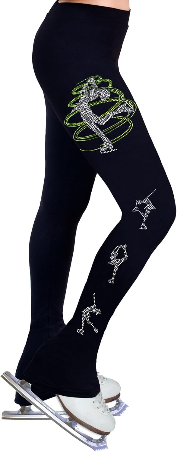 NY2 SPORTSWEAR Figure Skating Practice Pants with Rhinestones R248LM