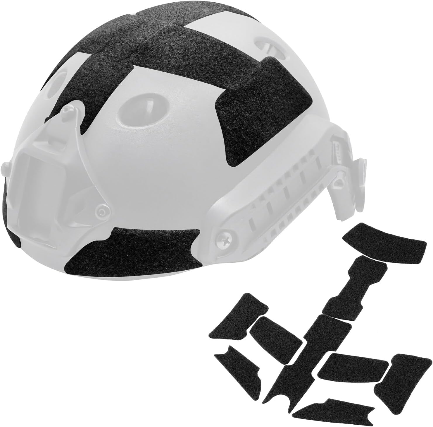 Tactical Helmet Hook and Loop Set for MK Fast Tactical Helmet DIY Kit Accessories