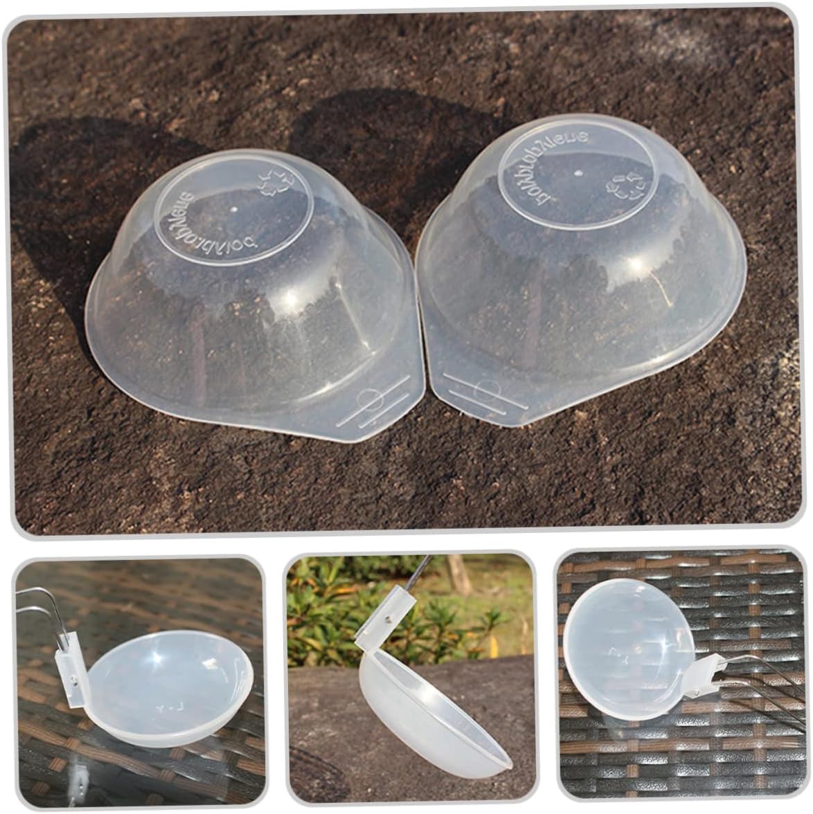 Mipcase 1set Portable Plastic Camping Bowl Set Spoon Reusable Serving Bowls for Outdoor Dining Lightweight and for Family Camping Trips and Group Outings