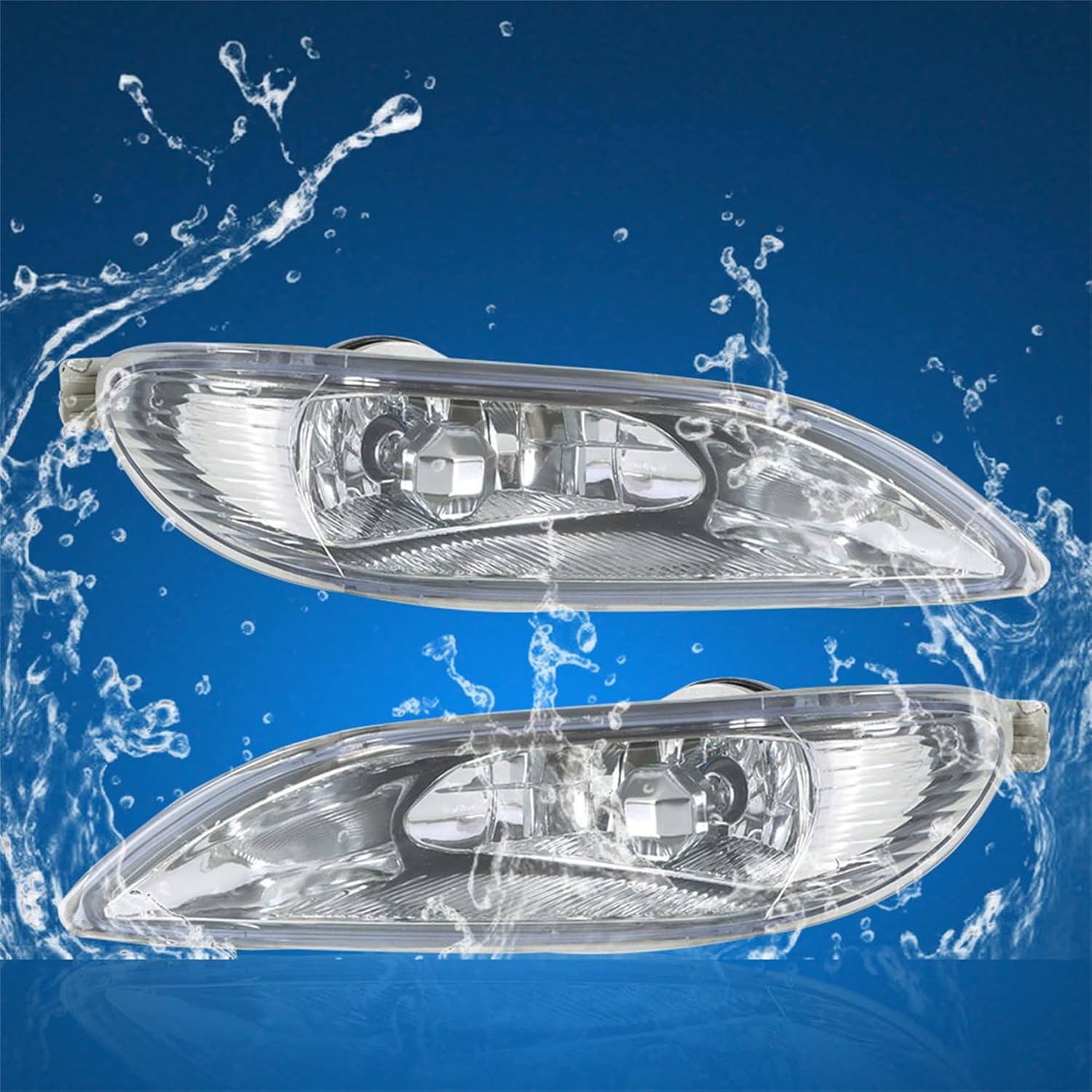 WFLNHB 2Pcs Driving Fog Lights Lamp Replacement for Camry 2002 2003 2004 Corolla 2005-2008 Solara 2002 2003 with 9006 12V 55W Halogen Bulbs Fog Light