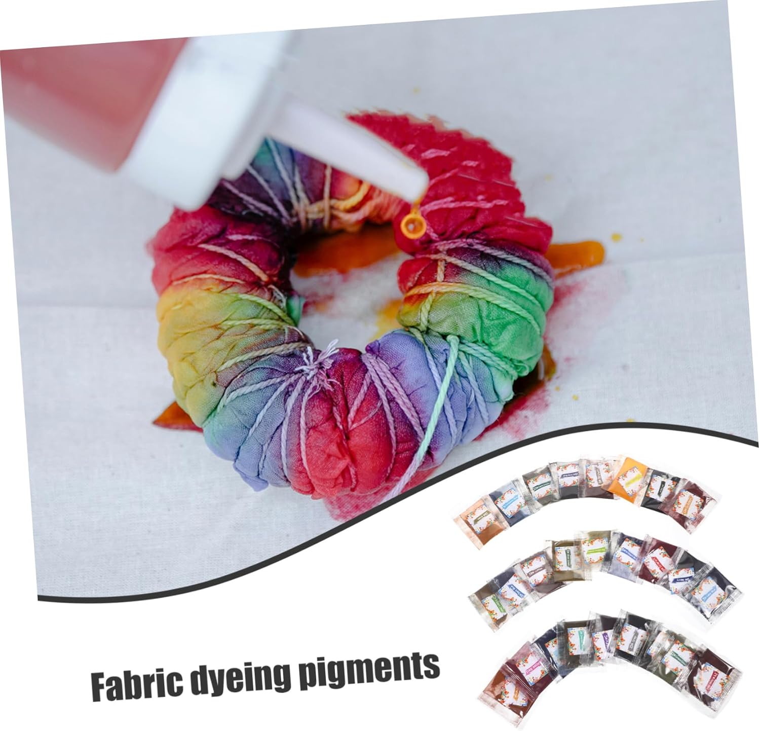 26pcs Tie Dye Powder Fabric Dye for Projects Easy to Use for Boys and Girls Adults for Creative Crafting and Family Fun