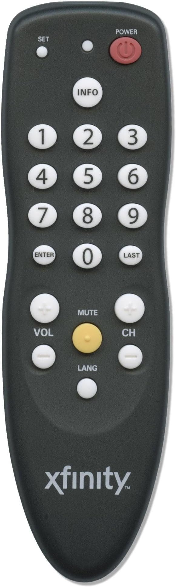 OEM Xfinity/Comcast DTA Box Remote Control - Digital Transport Adapter - RC2392101/03B RC2392101/01B