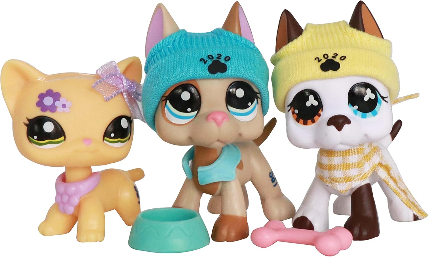 US Rare LPS Great Dane 1647 577 Tan Brown LPS Shorthair Cat