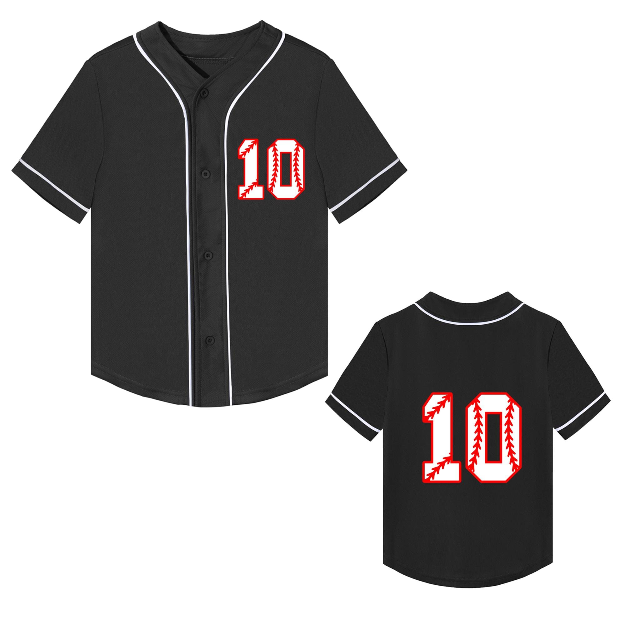 Yuji Itadori Kids Baseball Birthday Shirt 7th 8th 9th 10th Year Old Toddler Boys Girls Shirts Birthday Clothes