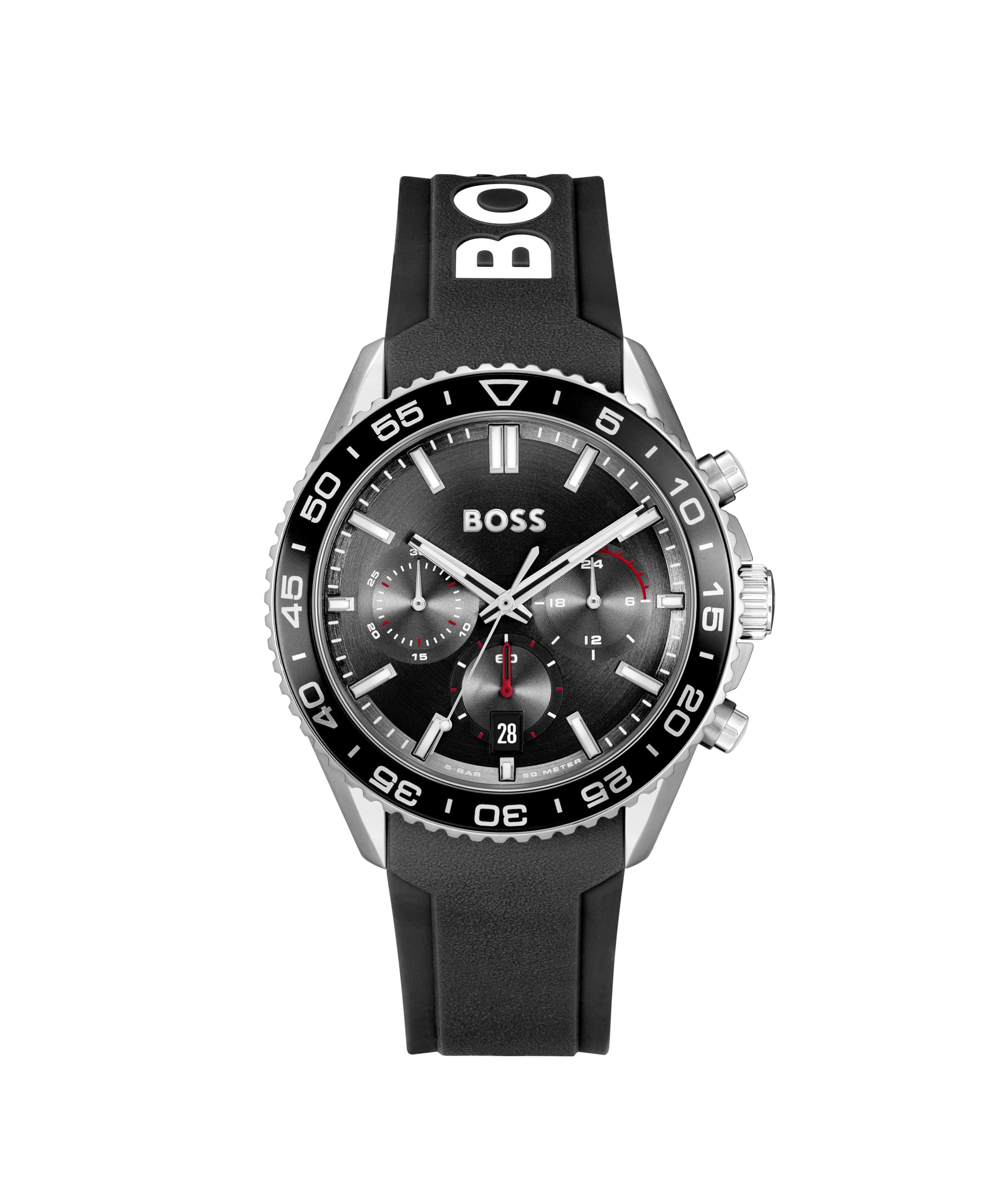 BOSS Men's Quartz Chronograph Watch, Multi Dial, Innovative and Water Resistant up to 50 Meters 5ATM, Gift for Him