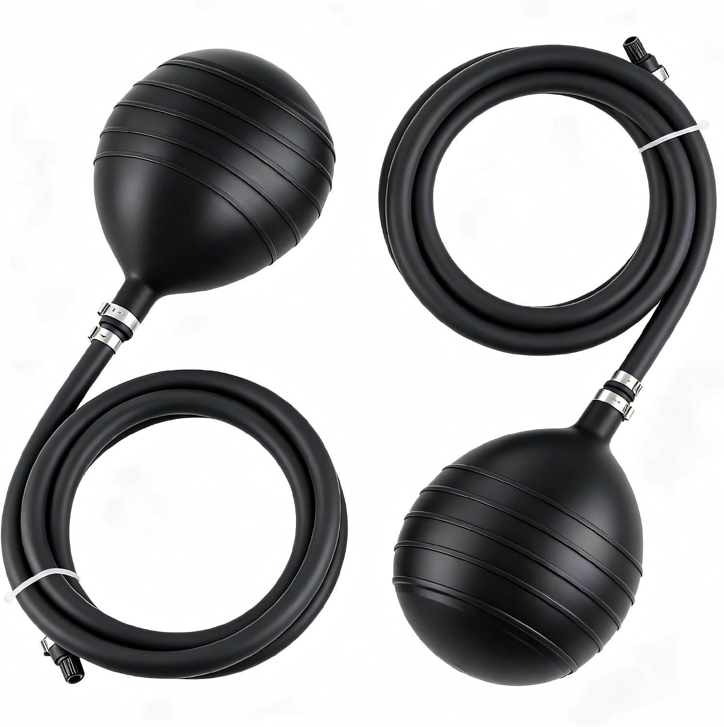 Tissting 2 sztuki nadmuchiwanych zatyczek do rur 110 mm PVC dętka odcinająca Korek balonowy odpływ sanitarny balon testowy do rury drenażowej rury kanalizacyjnej tymczasowe blokowanie wody
