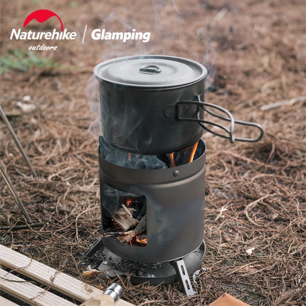 Amazon.co.jp: Naturehike ミニ薪ストーブ チタン素材 超軽量わずか