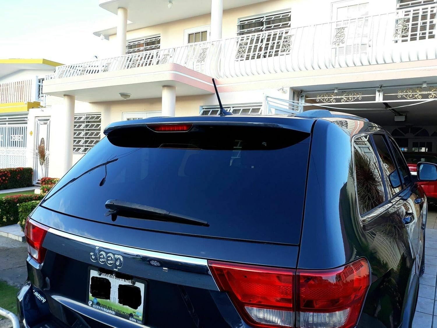 7" inch Short Rubber Black Stubby Rod Antenna Mast Radio AM/FM for Jeep Grand Cherokee 2011-2013