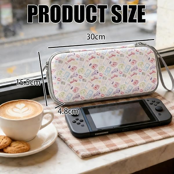Carrying Case for Nintendo Switch 2,Travel Carry Case with 10 Game Cartridges & Inner Pocket,Protective Portable Hard Shell Pouch for Switch 2 Console & Accessories - 4