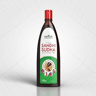 Sandhi Sudha Joint Pain Relief Oil - 125 ML Oil + 10 Sandhi Sudha capsule free,Suitable for Men and Women Joints Pain, Knee Pain, Neck Pain, Back Pain, Shoulder Pain Muscles Pain