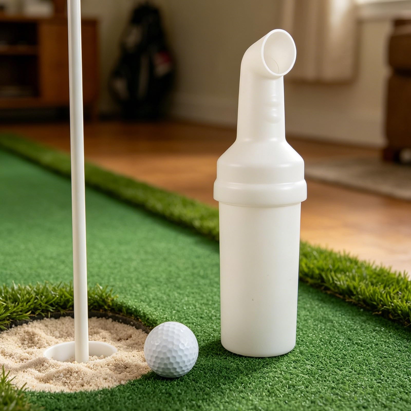 Sandflasche für Golfwagen: Befüllbehälter mit Griff zum Aufhängen – Einfache Montage, ohne Bohren erforderlich – Zubehör für Golfwagen-Aufbewahrungsbehälter