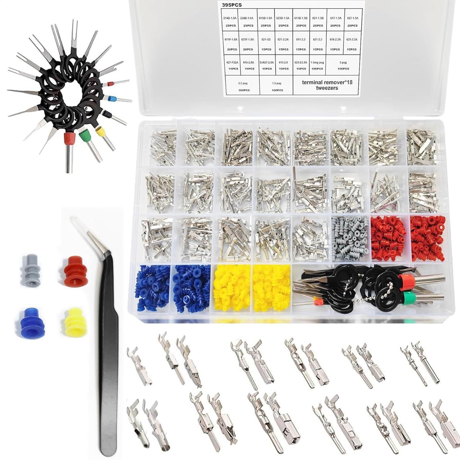 Ensemble de Connecteurs Électriques Multiples Types Kit de Broches de