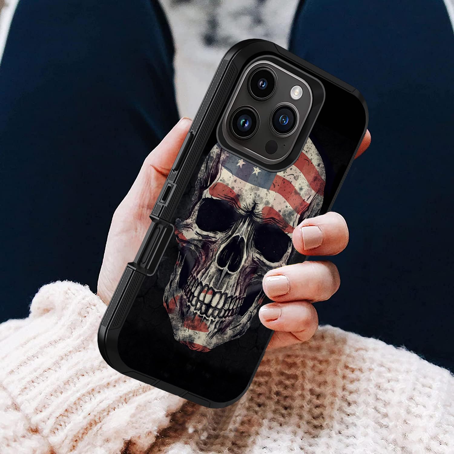 Amazon.co.jp: ZXHSBROK iPhone 16 Pro Max用ケース、ミリタリー