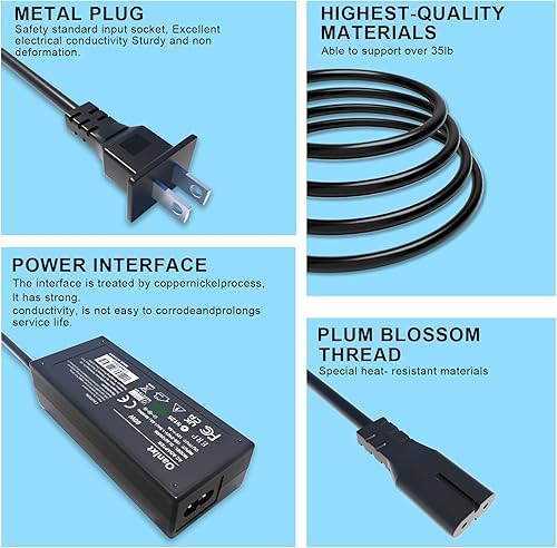 Miniatura 6 de Adaptador de CA de 12 V compatible con bicicleta estática Peloton PLTN-RB1V1 PLTN-RB1VO PLTN-RB1VQ Generación 1 2 3 generación 1 2 3 ATS050TPA121
