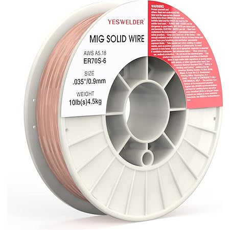 0.035 In. ER70S-6 MIG Solid Welding Wire, 11 Lb. Roll - Foto 5