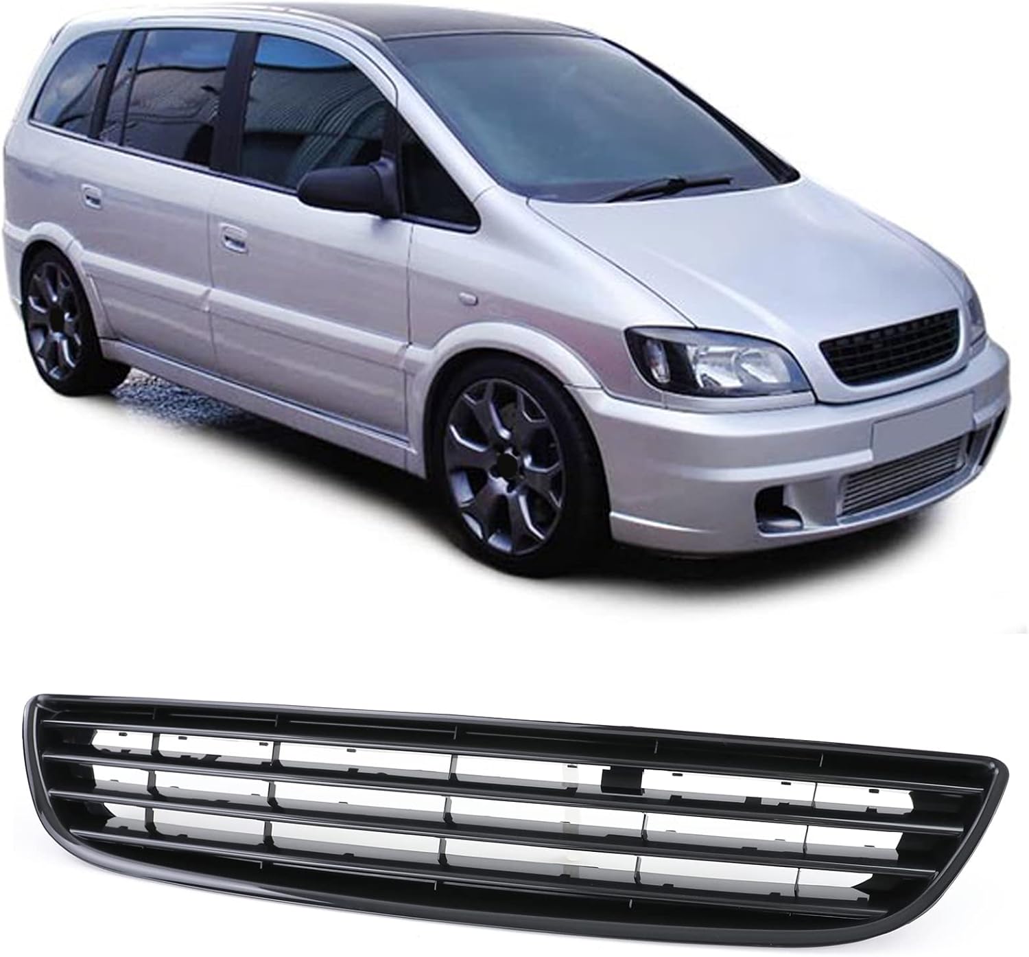 Radiator Grill without Emblem Black