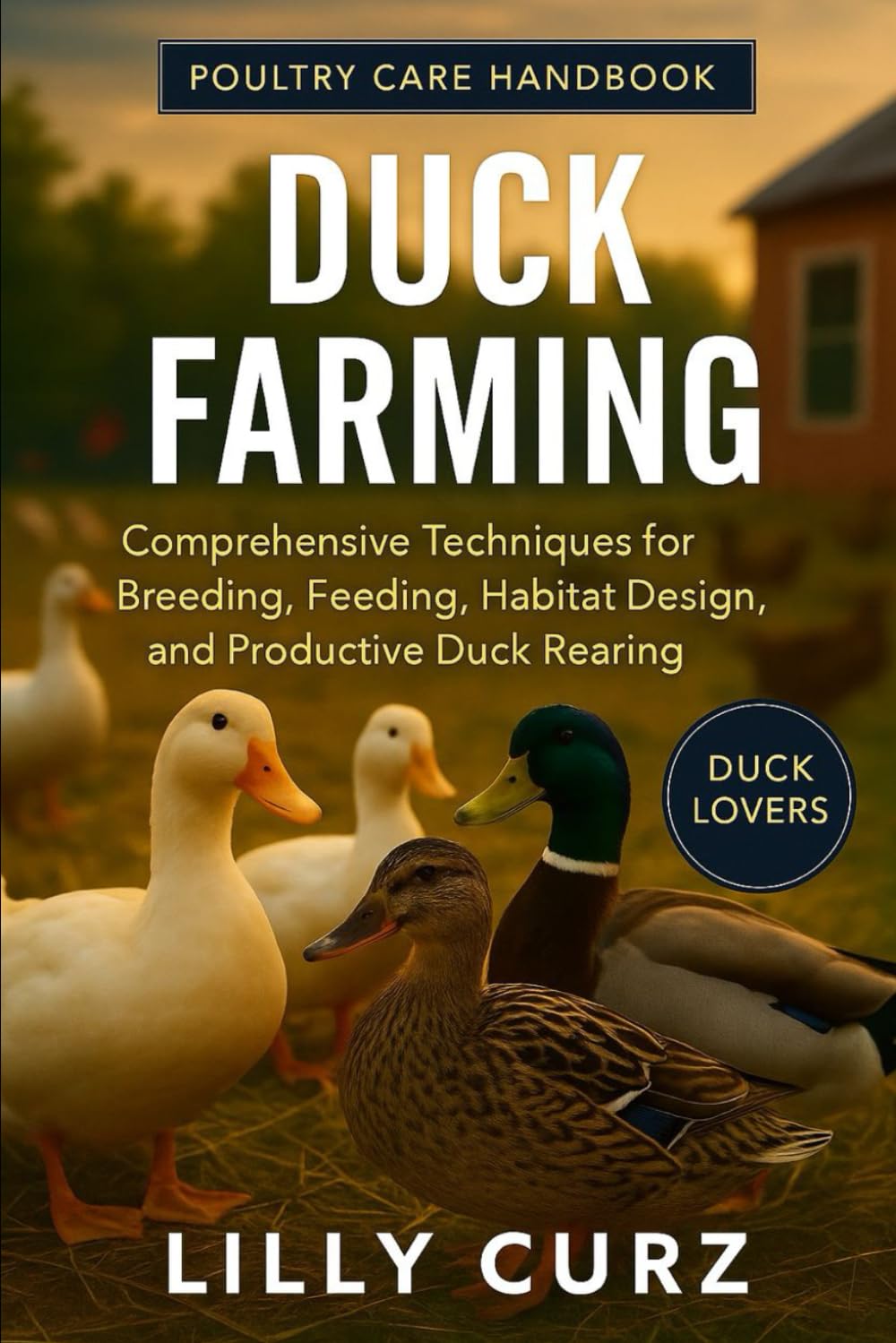 DUCK FARMING: Comprehensive Techniques for Breeding, Feeding, Habitat Design, and Productive Duck Rearing.