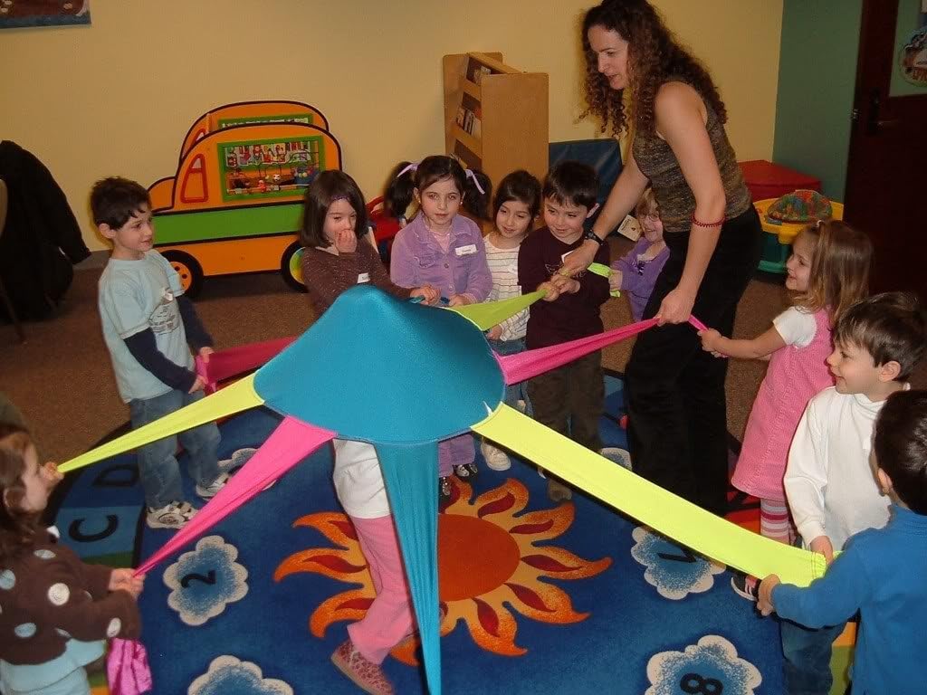 S&S Worldwide Octaband - Multi-Colored Therapy Movement Band - Dance/Movement Therapy - Group Tool (8-Arm)