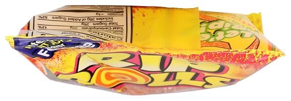 Rip Rolls 40 Inches of Fun, Mango Chili Flavor, Sweet, Sour, a bit Spicy, A Hint of Heat, A Pack of 6, Orange, 1.4 oz, 6.0 Count