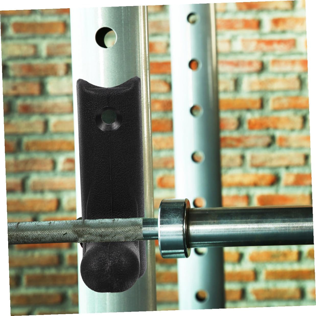ibasenice 6pcs Wall Mount Barbell Hanger and Dumbbell Storage Rack Heavy Duty Vertical Weight Holder for Home Gym Strength Training Equipment
