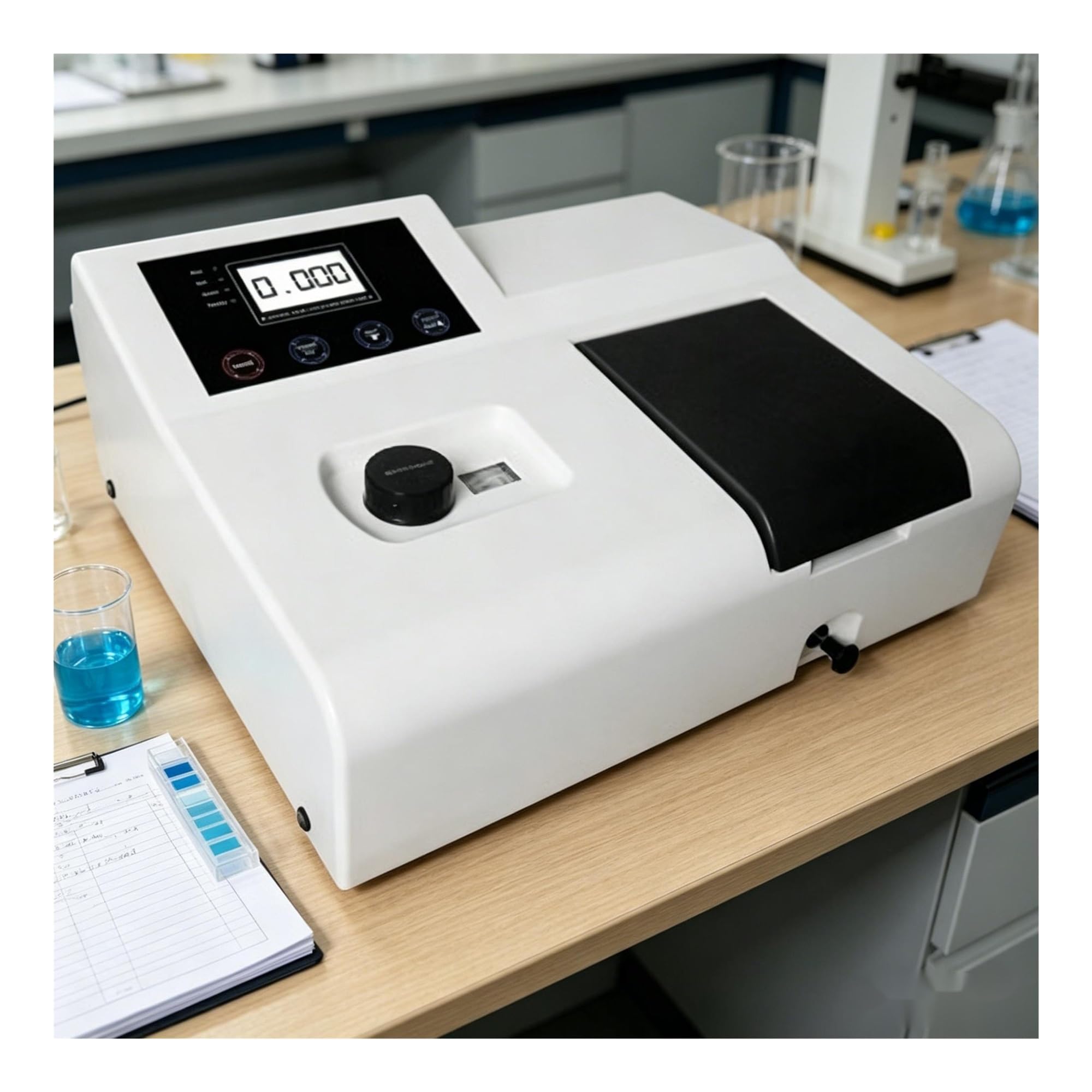 Colorímetros, Espectrofotómetro 721 Instrumento De Laboratorio Alta Precisión