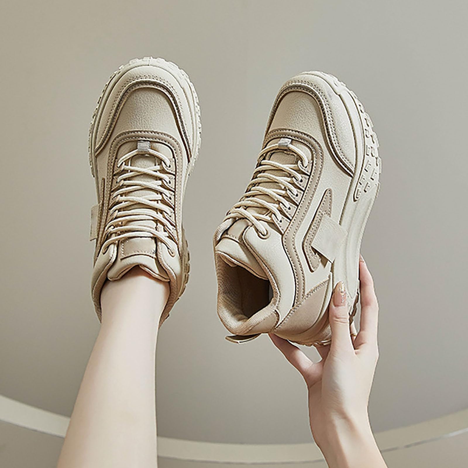 Scarpe per Camminare Donna Ortopediche Eleganti Sneakers Platform Donna | Tennis Camminata in Rete Traspirante per Passeggiata Invernale Calzature Fitness Concezione Ergonomica Tela Morbida