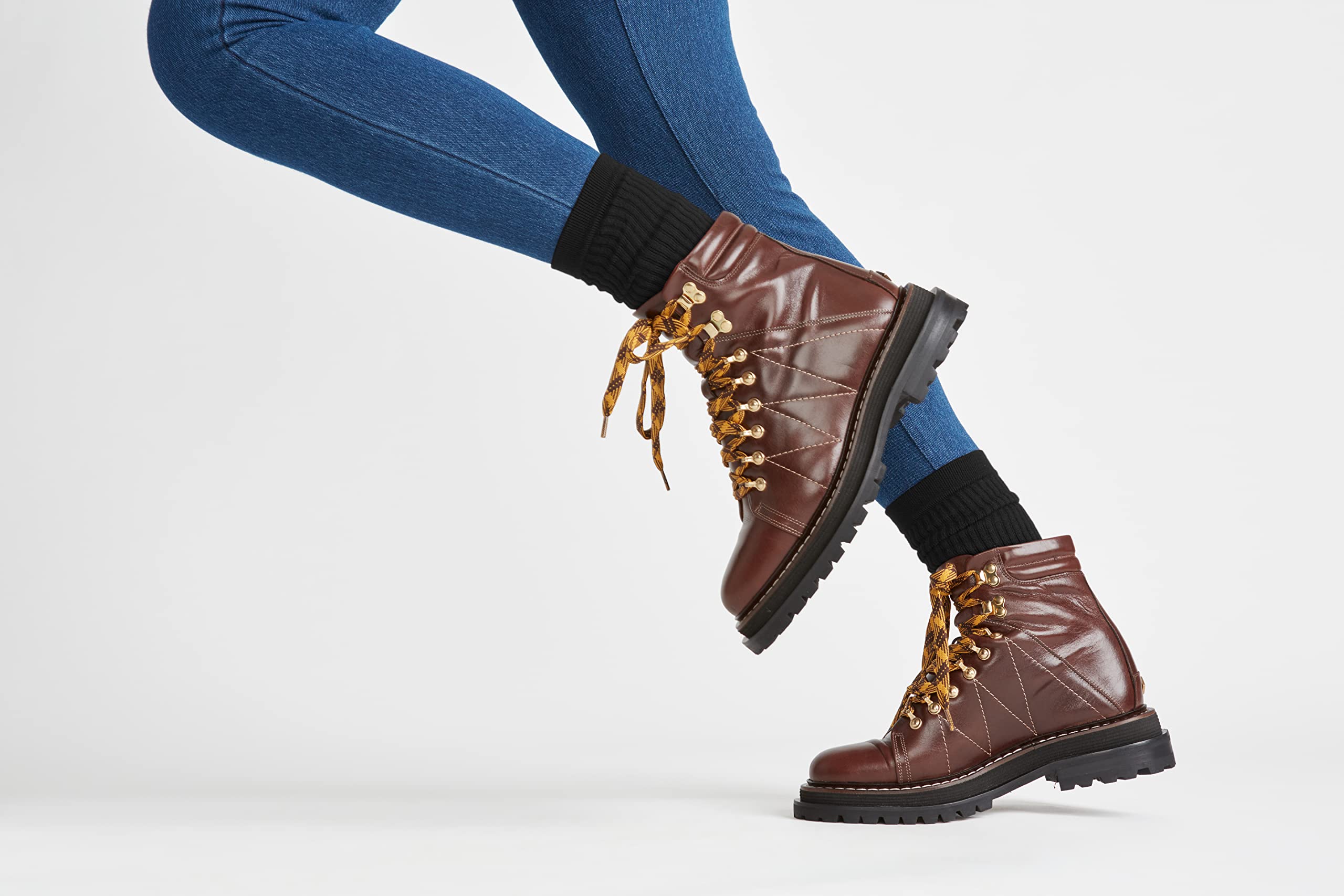 HUE Calcetines deportivos ecológicos para mujer, paquete de 2 pares