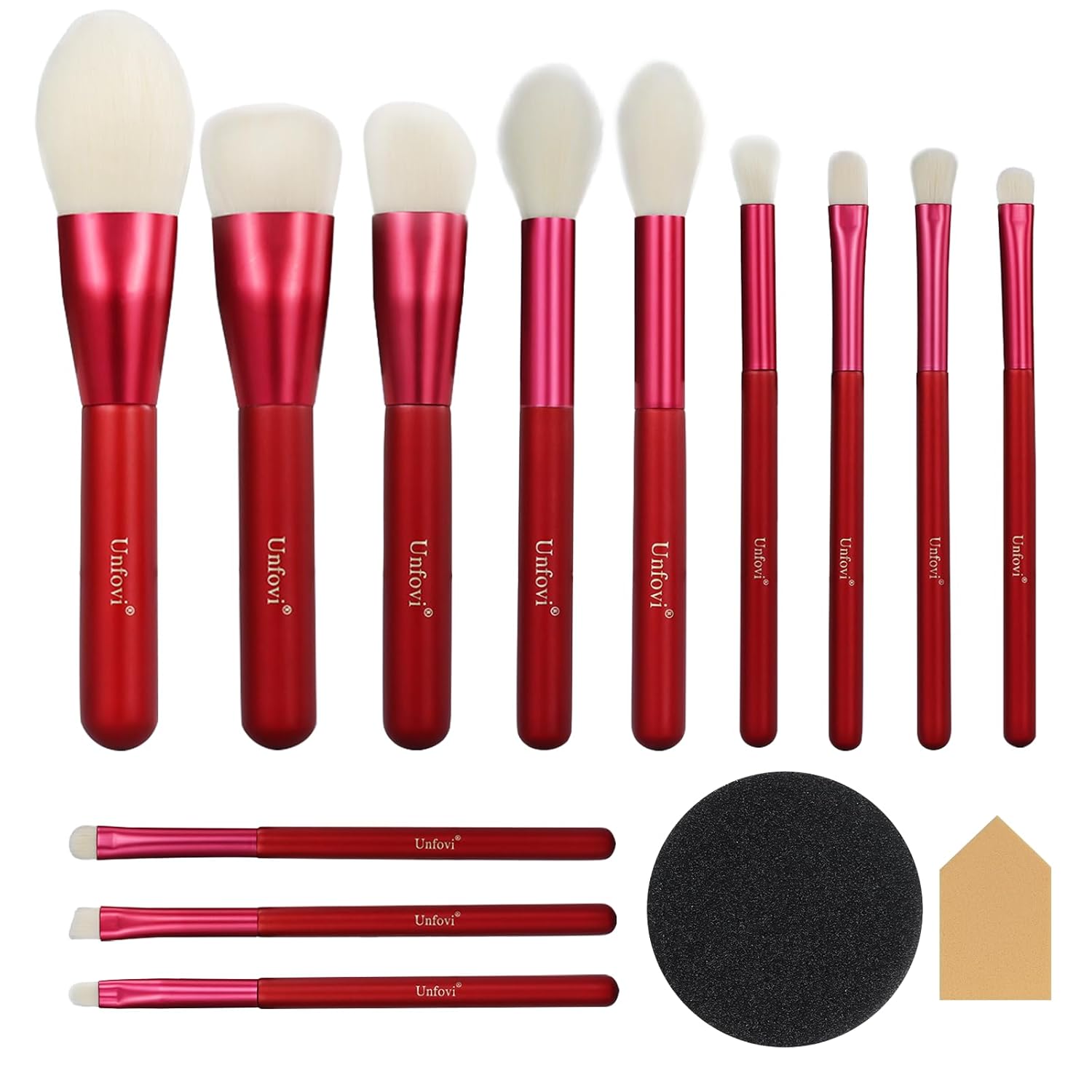 14 Pcs Professional Makeup Brushes Set – Foundation Brush for Liquid Makeup, Concealer, Eyeshadow, Powder & Contouring, Face Cosmetics Blending Brushes Kit for Women. (Red) 14 Pcs Professional Makeup Brushes Set – Foundation Brush for Liquid Makeup, Concealer, Eyeshadow, Powder & Contouring, Face Cosmetics Blending Brushes Kit for Women. (Red)