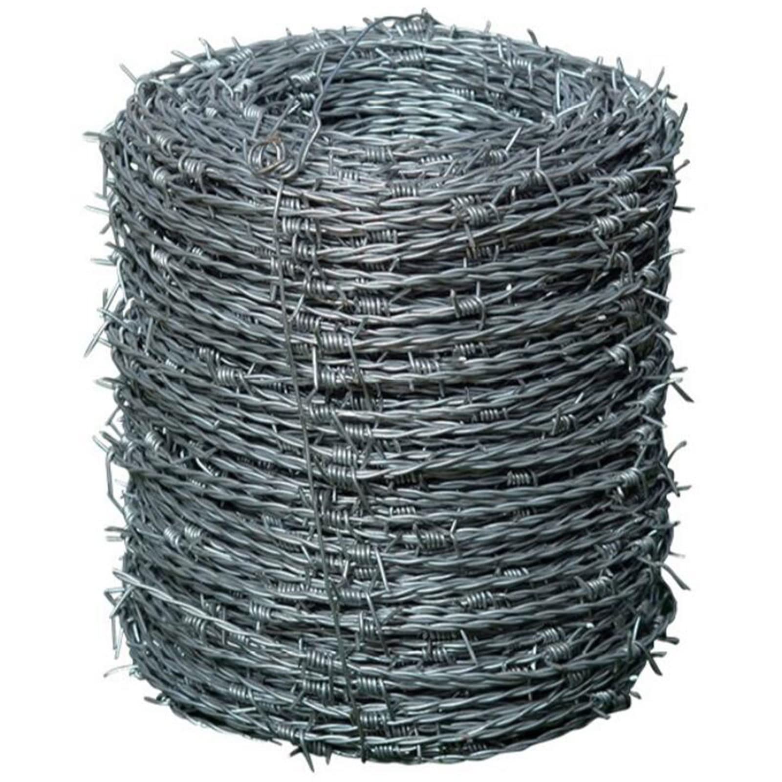 LFFH Malla De Alambre De Metal, Cerca De Alambre De Púas Galvanizada Que No Se Oxida Cerca De Protección De Resistencia A Ácidos Y Álcalis For Áreas Pequeñas De Fábrica (Color : 100M)