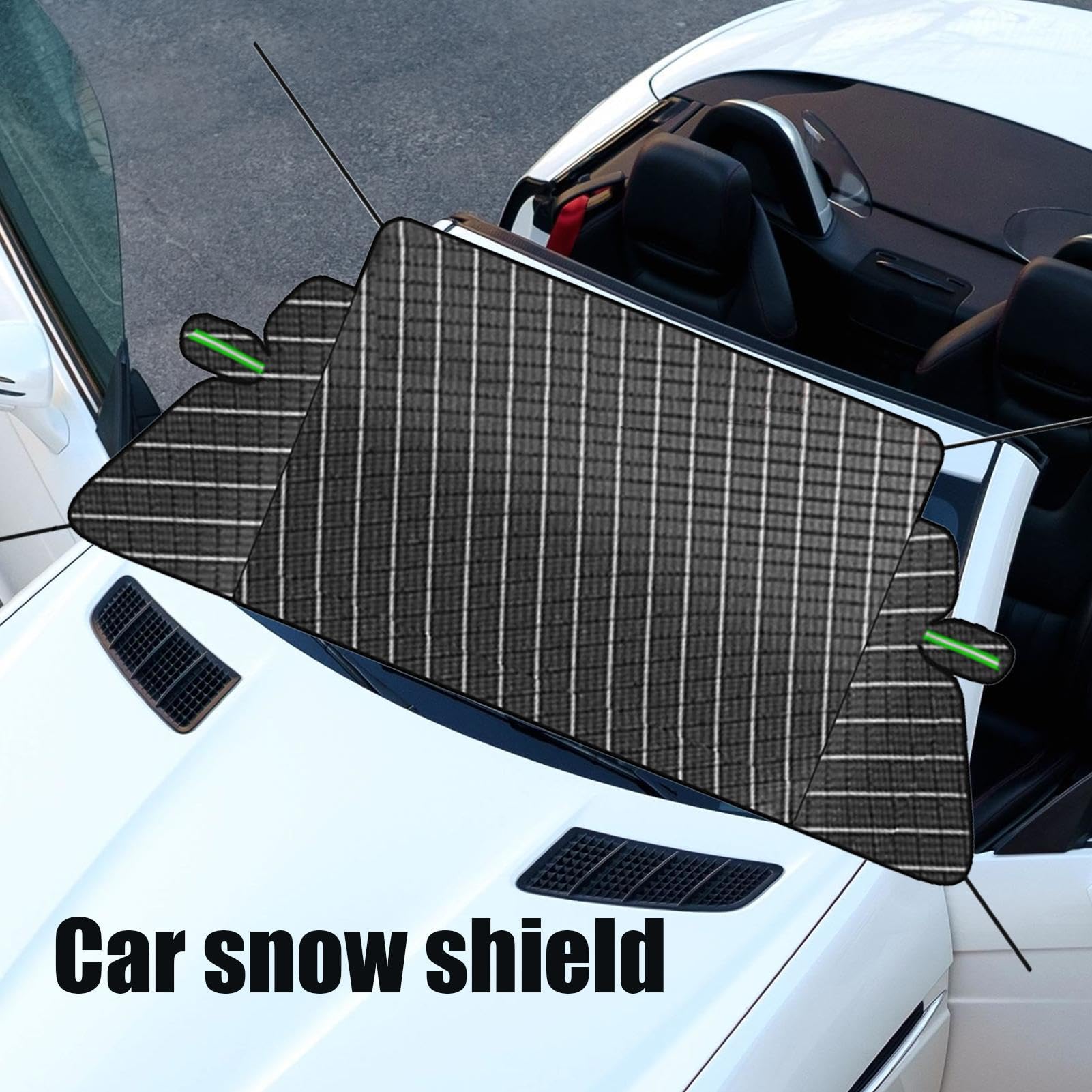 Copertura per ghiaccio del parabrezza auto, copertura del parabrezza per | automobilistici invernali, protezione del parabrezza, scudo e finestre c