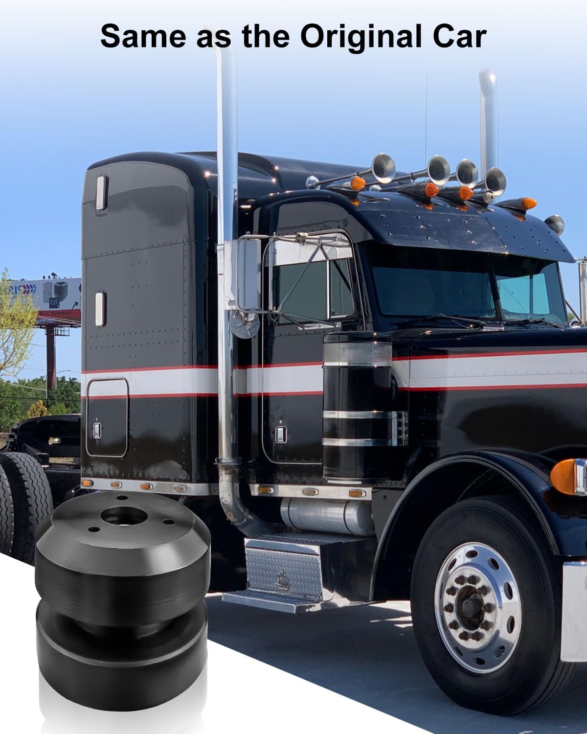 Engine Motor Mount Bushing Polyurethane Fit for Peterbilt 379 Replace CB2203-72 MR1001