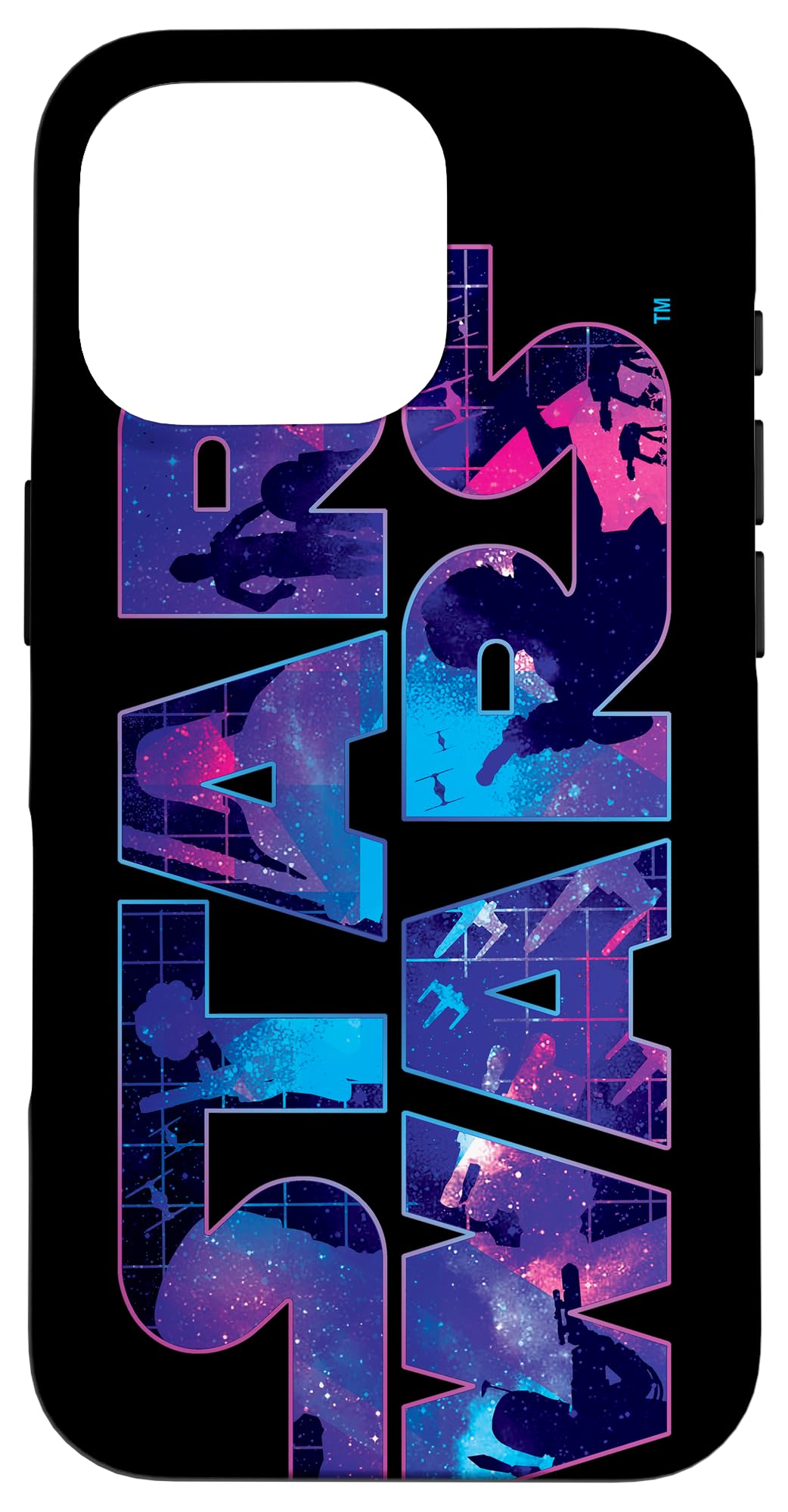 Star Wars Logo Retro 90s Galaxy Case for iPhone 16 Pro